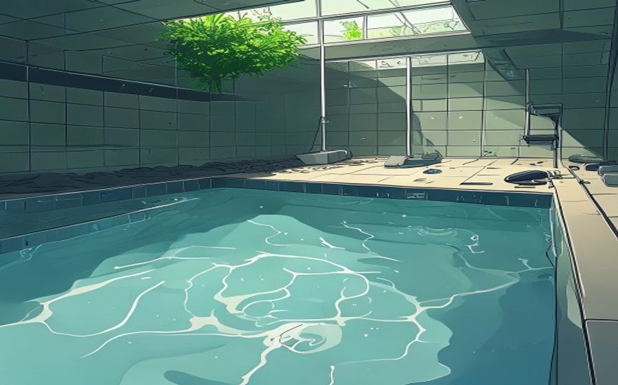 低温冷水池
